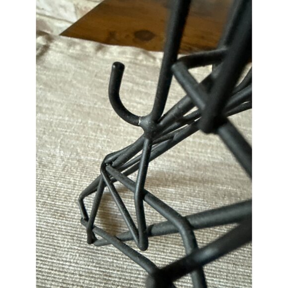 Eiffel Tower Metal Jewelry Holder With Multiple Hooks For Earrings & Necklaces - Picture 10 of 12